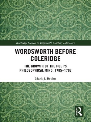cover image of Wordsworth Before Coleridge